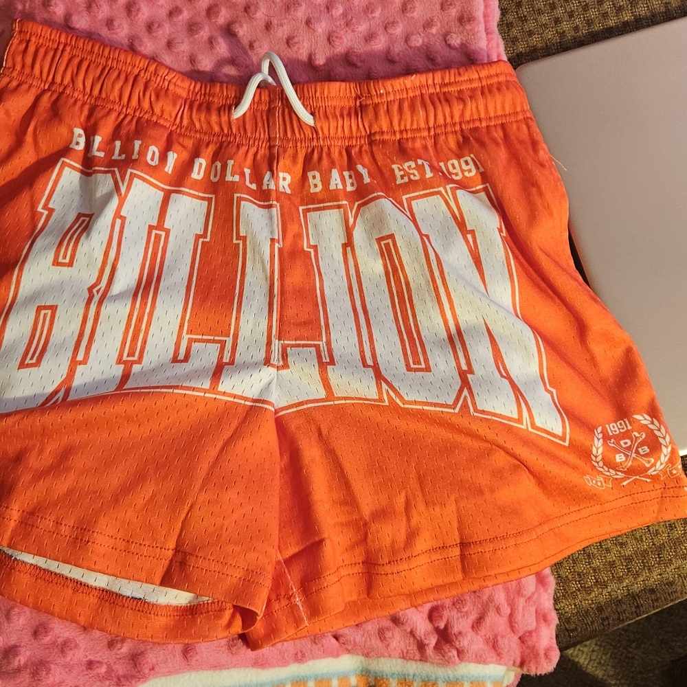 New Billion Dollar Baby Shorts/Small/Orange